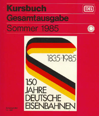 DB-Kursbuch 1985